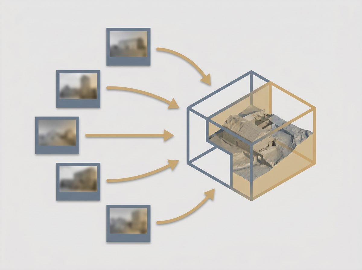Gaussian Splatting & NeRFs: Turning Photos Into Navigable 3D Sets — at a glance