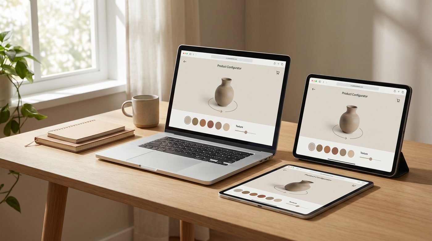Interactive 3D & Web Configurators for Consumer-Tech